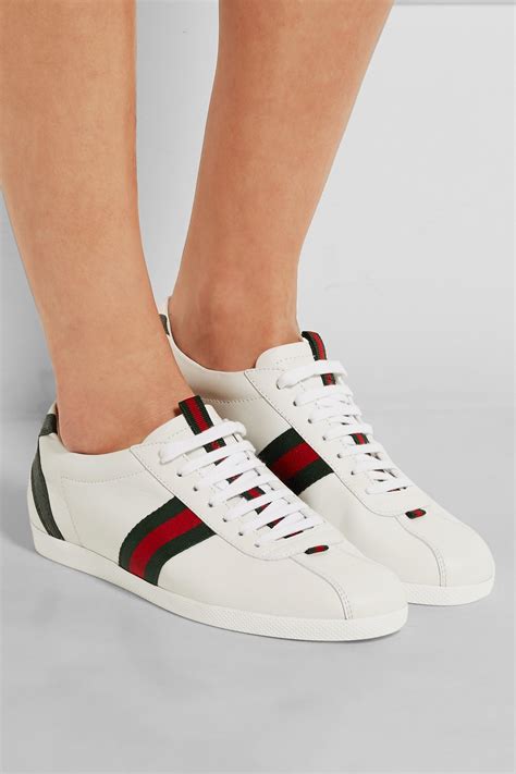 white gucci sneakers|Gucci all white sneakers.